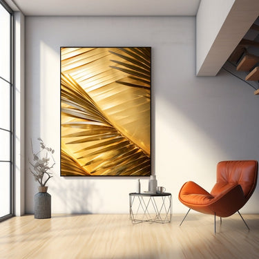 Gold Leaf Art Painting